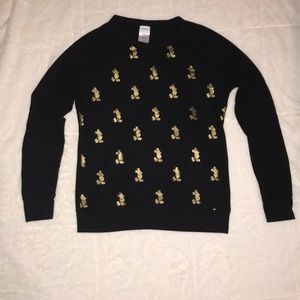 Black Mickey Mouse Disney sweater